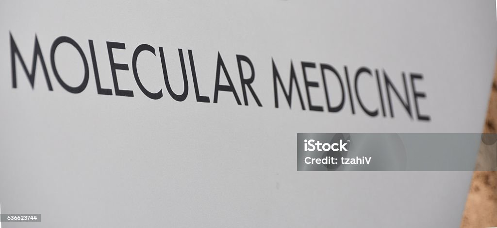 molecular meDicine sign Adult Student Stock Photo