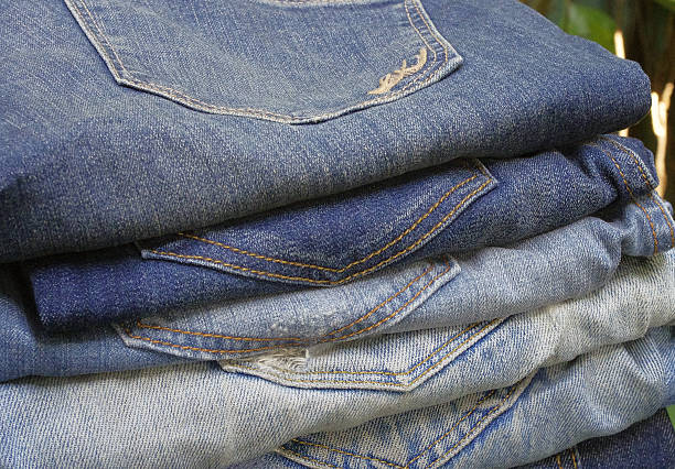 blue jeans stock photo