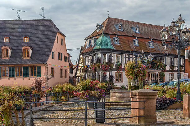istock Main square in Barr, Alsace, France 636626108