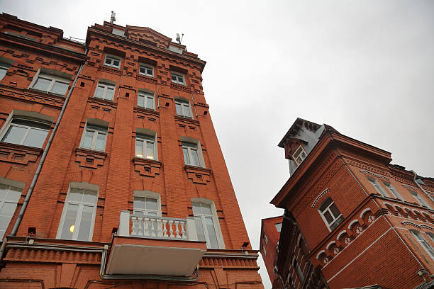 istock Exterior of the factory built of bricks 636629980