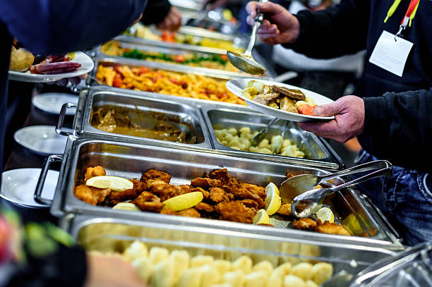 istock Cuisine Culinary Buffet Dinner Catering Dining Food Celebration 636632550