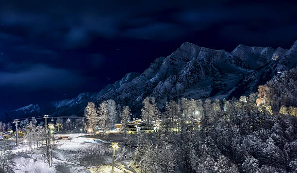 istock Ski resort in Krasnaya Polyana SOCHI 636633956