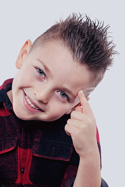 istock Portrait of children thinking 636634864