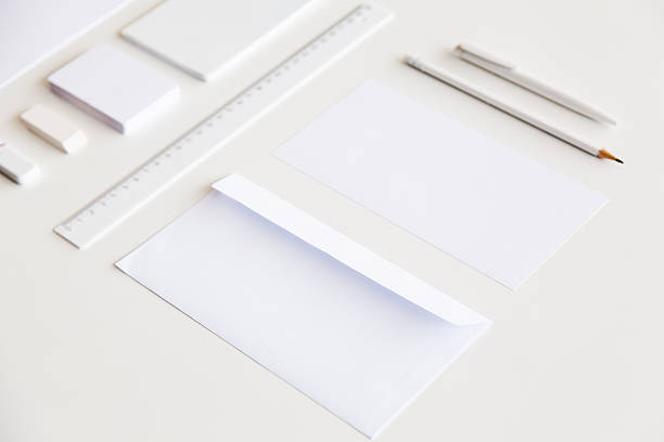istock Blank stationery and corporate identity set on white background. Template 636636174