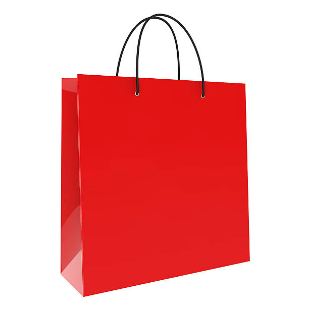 bolsa de compras  - shopping bag black bag paper bag - fotografias e filmes do acervo
