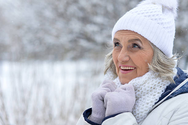 istock mature woman in winter clothes 636640540