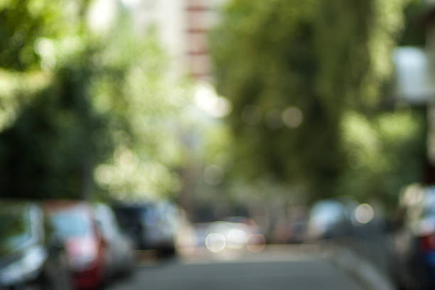 istock Blurred background photo. Cityscape bokeh. 636640644