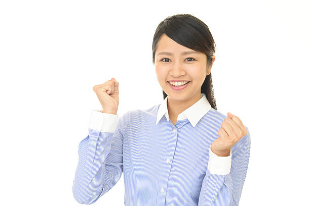 istock Business woman enjoying success 636641818