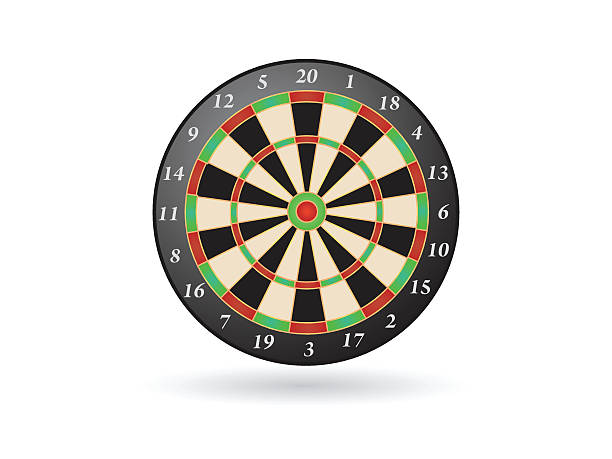 dart 의사협회  - dartboard target pub sport stock illustrations