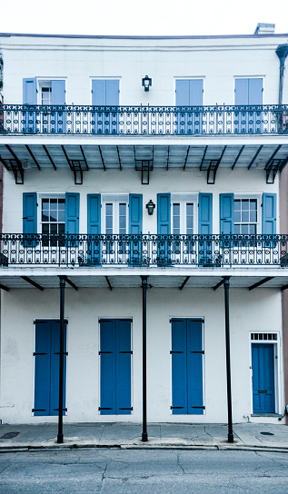 Architecture of the French Quarter in New Orleans, Louisiana