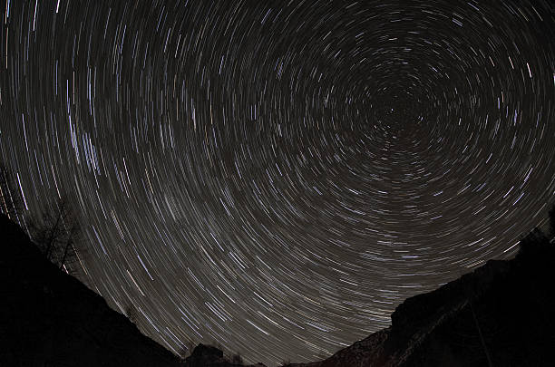 istock Startrail over The Alps, Italy. 636650480