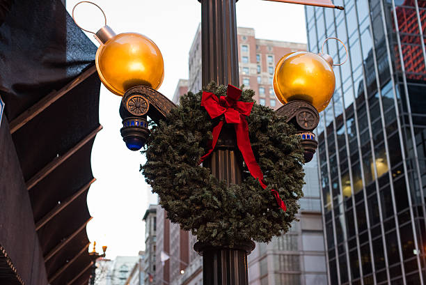 istock Christmas street decoration 636651104