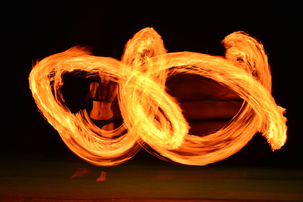 taniec ognia - juggling fire carnival women zdjęcia i obrazy z banku zdjęć