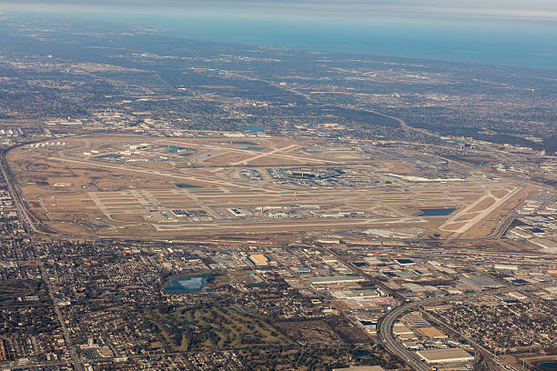 istock Aerial View of Chciago Ohare 636652616