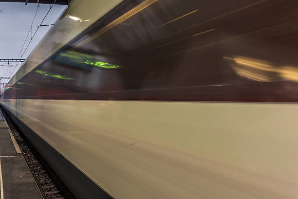 istock Train leaving the station of Zurich - 7 636654886