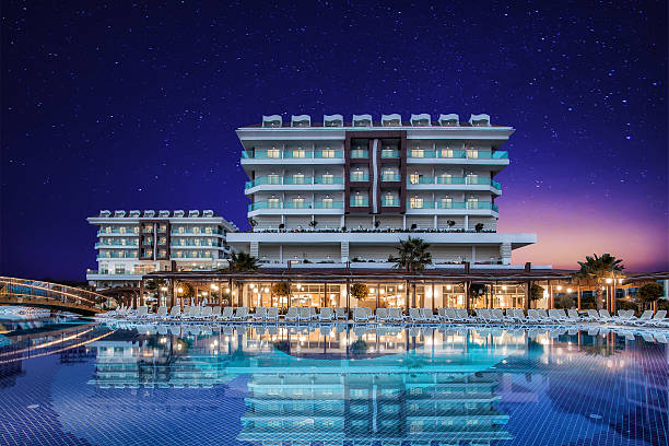 istock luxury Hotel Resort Swimming Pool 636658586