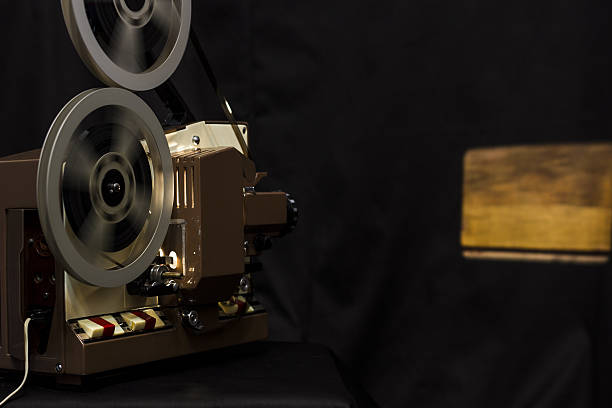 istock Vintage film projector 636658646