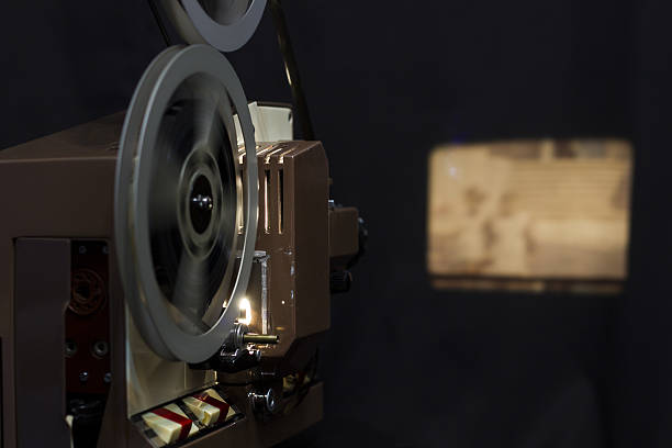istock Vintage film projector 636658682