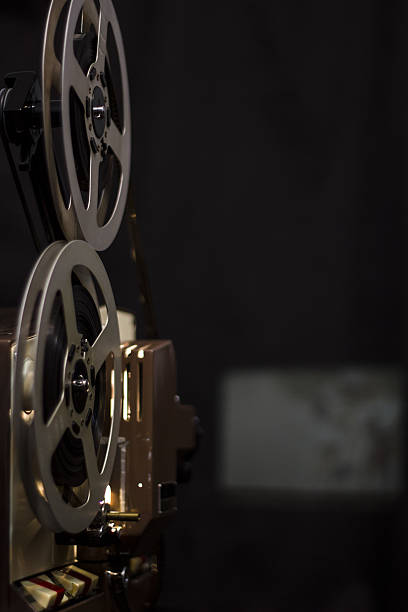 istock Vintage film projector 636658722