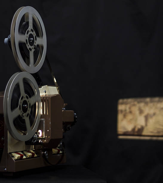 istock Vintage film projector 636658766