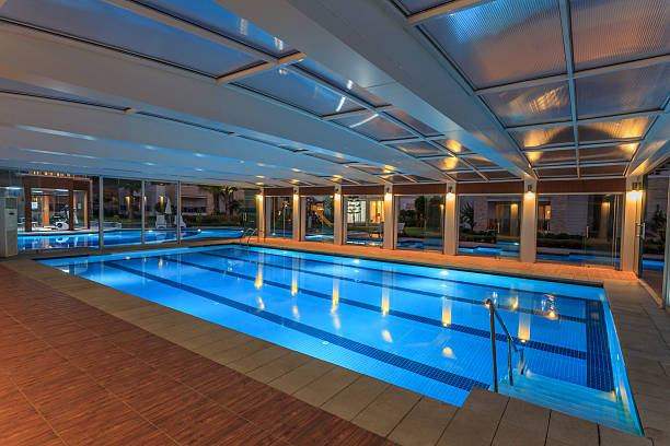 istock Luxury resort swimming pool 636659984