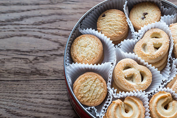 istock Box of butter cookies 636662474