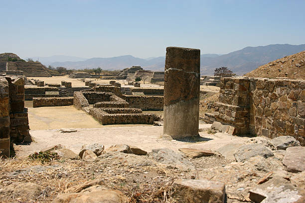 istock Ancient UNESCO World Heritage ruins on Monte Alban, Oaxaca, Mexico 636665182