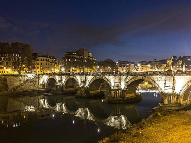 istock River Tiber in Rome by night 636668078
