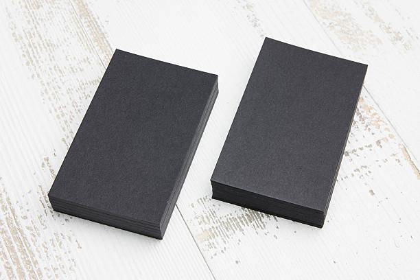 istock Business card on wood 636668806
