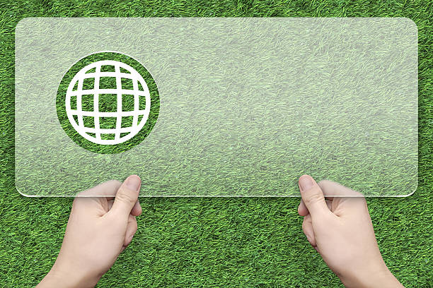 istock global symbol message box with green grass background 636672862