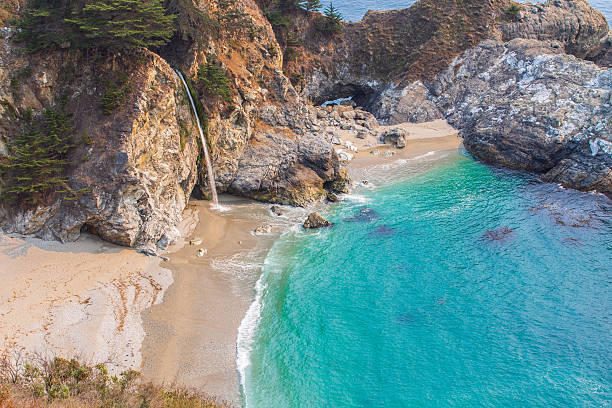 istock Mcway Fall, California during a foggy day 636677764
