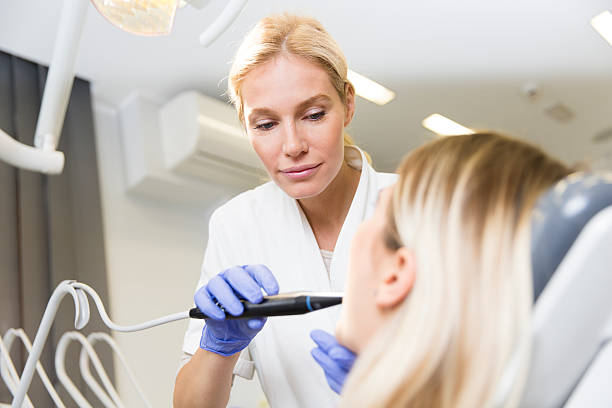 istock Concept of dental examination 636680058