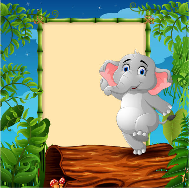 1,228 Elephant Trunk Up Background Illustrations & Clip Art - iStock