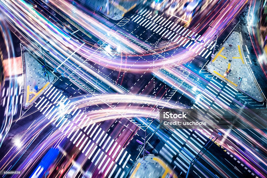 Business Concepts: Intersection City Stock Photo