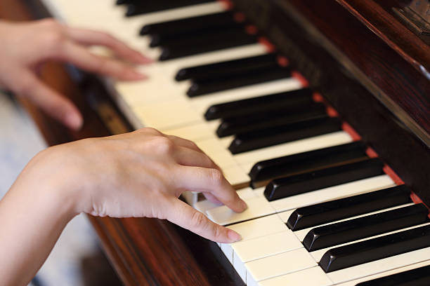 istock hands playing the classic wood  piano 636688052