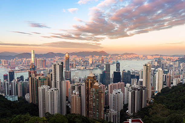 istock Hong Kong famous view 636693284