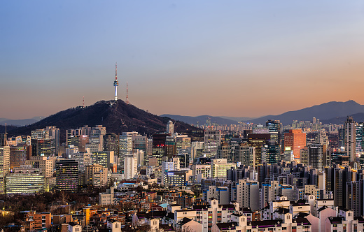 Seoul Skyline Panorama