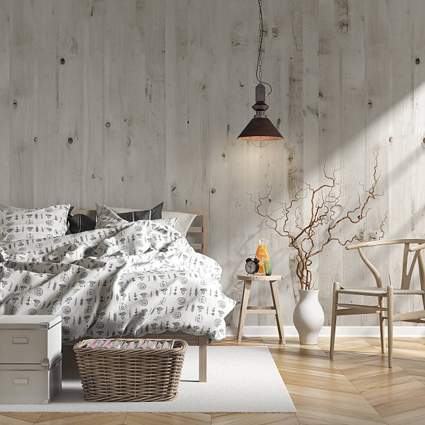istock Bedroom with decoration - Stock image 636700066