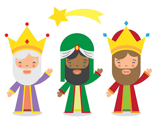 ilustrações de stock, clip art, desenhos animados e ícones de the three kings of orient - 3 wise men