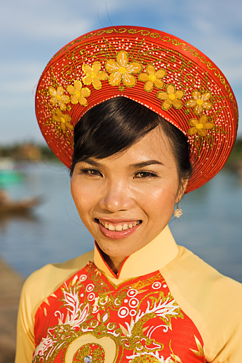 It's common in Vietnam for Newlyweds to go to the Hoi An town to have their wedding pictures taken.
