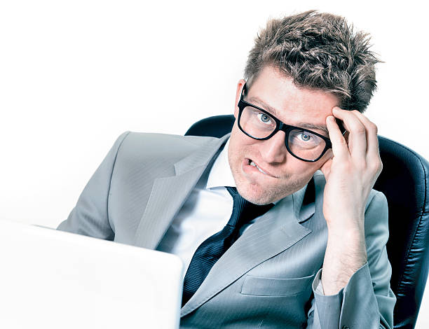 istock freak out of funny manager at the office 636724318