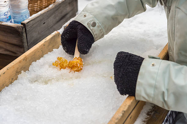 istock Maple taffy on snow in Montreal, Quebec, Canada 636724800