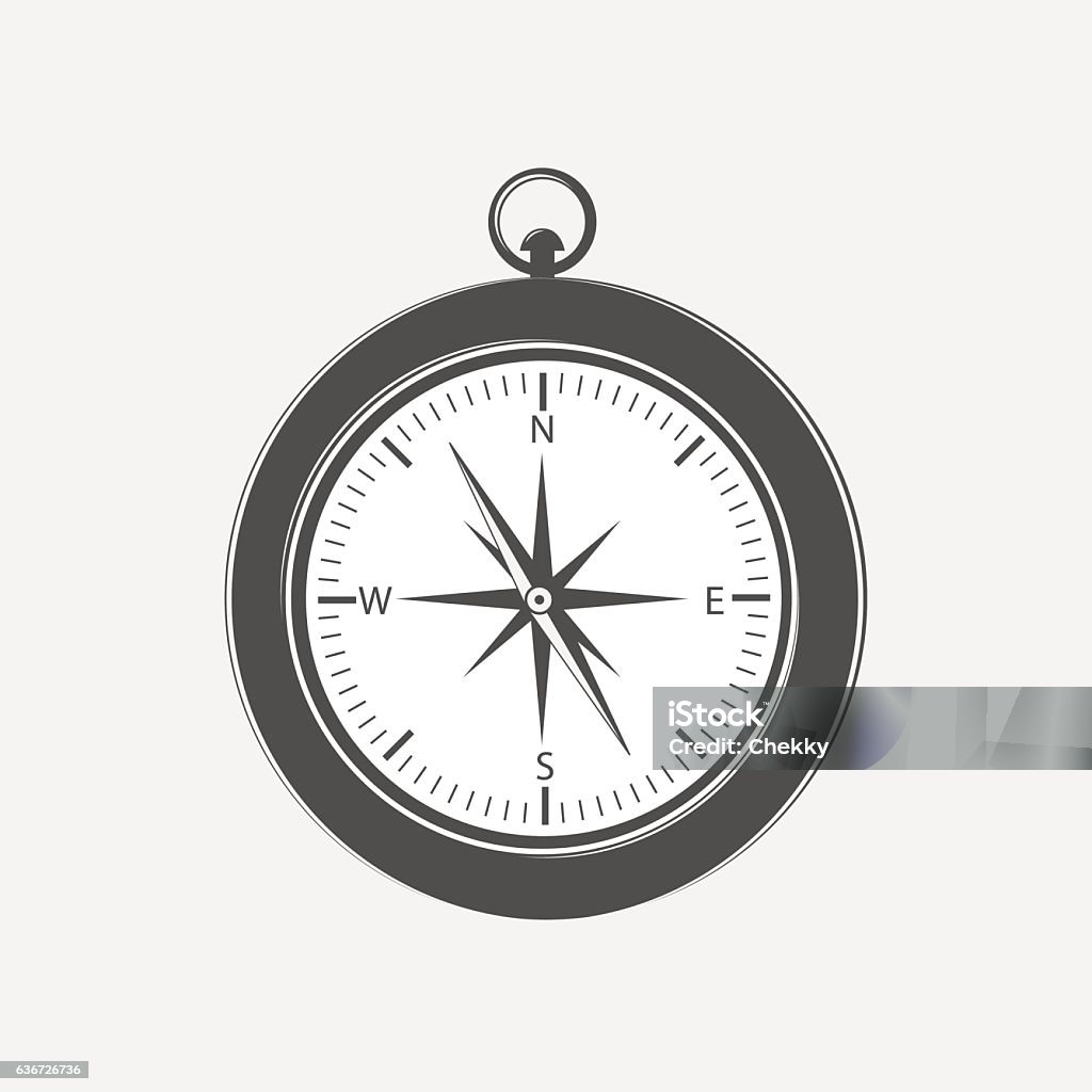 Compass Design Element Item Compass Vector Design Element Stock Illustration - Download Image Now ...