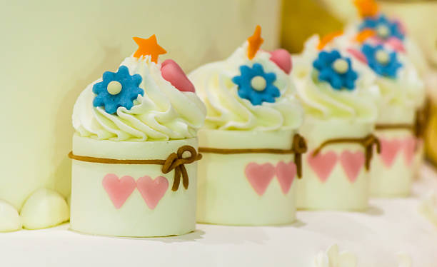 Wedding cupcakes.