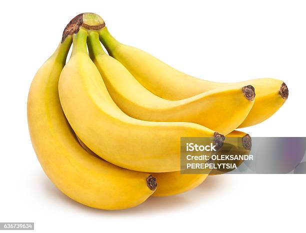 Banana Stock Photo - Download Image Now - Banana, White Background, Cut Out