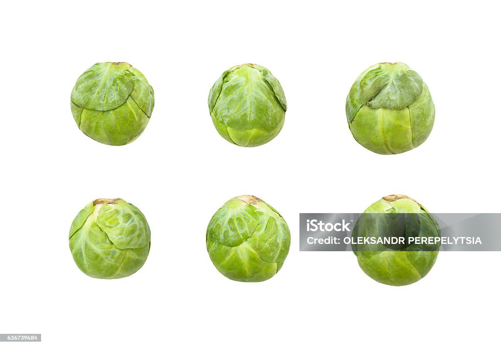 brussel sprouts brussel sprouts isolated Brussels Sprout Stock Photo