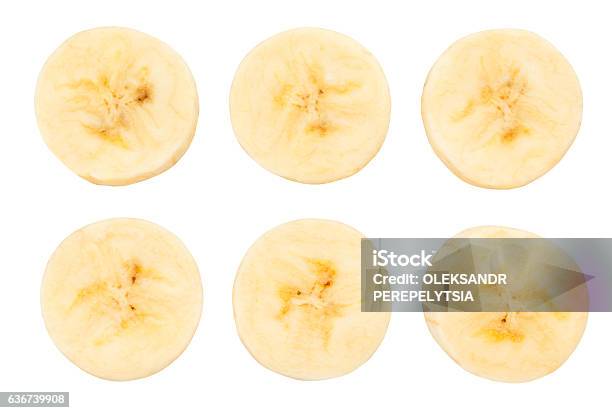 Banana Stock Photo - Download Image Now - Banana, Slice of Food, Cut Out