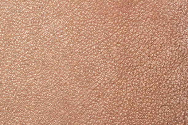 surface de texture en cuir brun clair - skin texture photos et images de collection