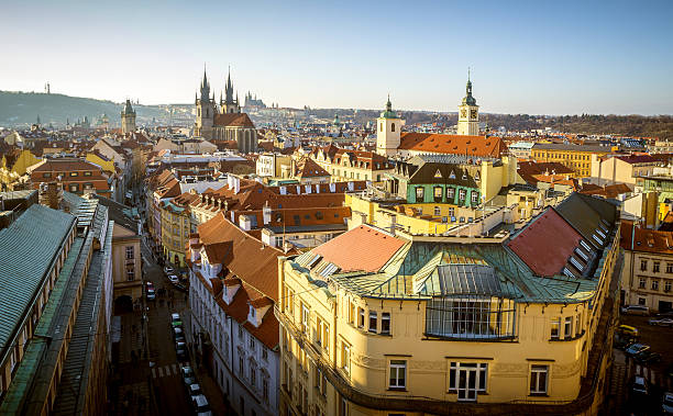 istock Panorama of Prague city, Czech Republic 636746314