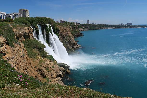 istock Big Duden Watterfall as seen from he nearby Park in 636747634